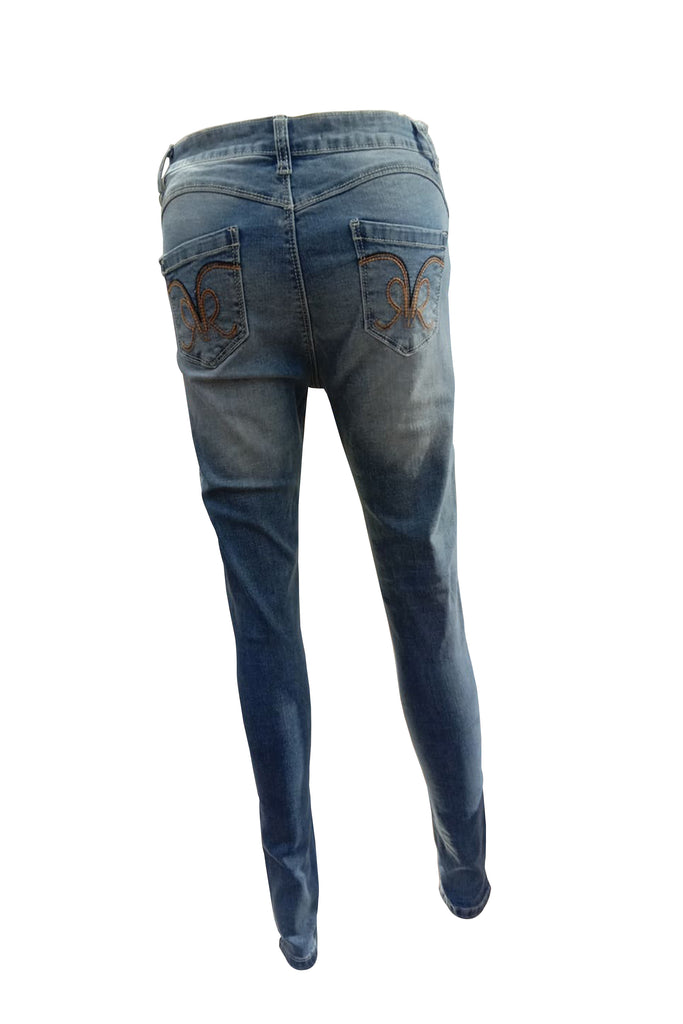 WP - LULU Five Pocket Ripped Skinny Jeans