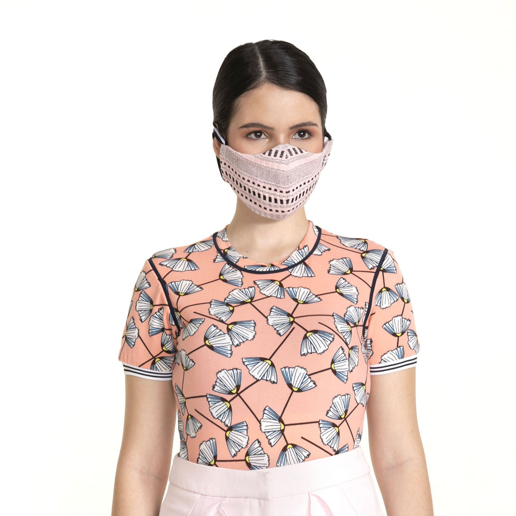 WA MASK-AGATHA Rectangular washable mask with inner pocket for filter